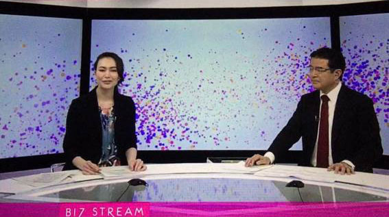 NHK World新経済番組Biz Streamにコメンテーターとして出演